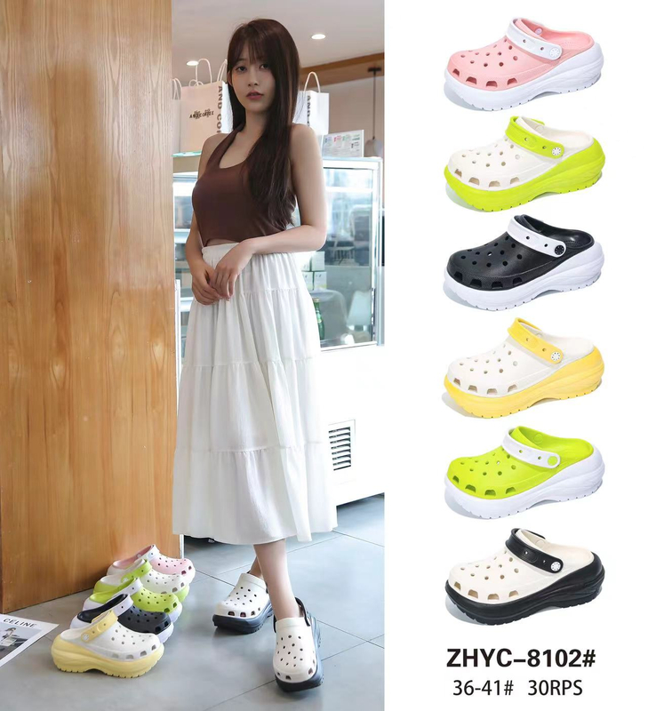 Custom Logo Classic Slippers EVA Flat Garden Sandals Shoes Clogs