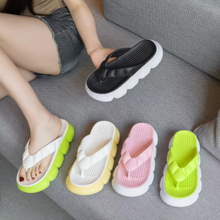 Customized Light Weight Colorful Women Flip Flops EVA Beach Slippers 