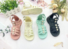 Children Summer Shoes Kids Sandals For Girls Pvc Flowers Princess Shoes Flat Sandals 