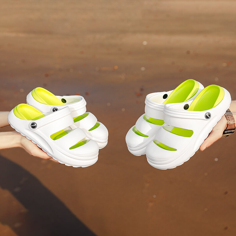 Customized Light Weight Hard-wearing Fashion Comfortable Flat Hole Clogs Casual Slipper