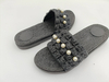 Customized Soft Comfort Thick Platform Pearl Slippers For Women