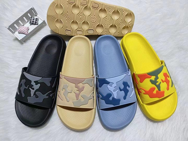Customized Fashion EVA Sliders Indoor Bedroom Non-slip Sandals Men Slippers