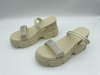 Customized Designer Anti Slip Sandals Sleepers Slides For Wome Outdoor Platform Slipper