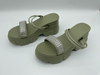 Customized Light Weight Ladies Buckle Woman Fashion Summer Sandals Shoes 
