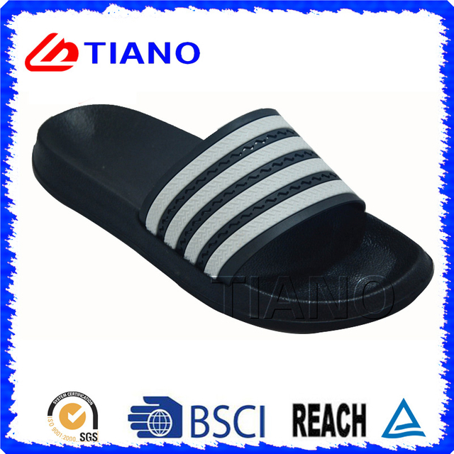 Hot Sale Men′s PVC Slipper with EVA Outsole (TNK20033)