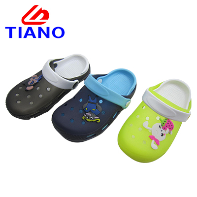 Colourful Casual Outdoor Garden EVA Rubber Mix Clog Shoes with Animal Pattern for Children(TN40315) 