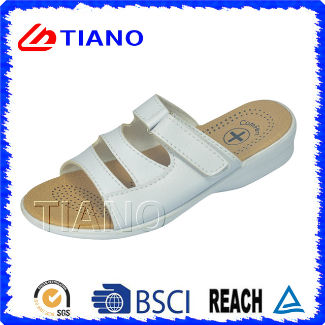 Comfortable Footbed Lady EVA Beach Slipper for Casual Walking (TNK20083)