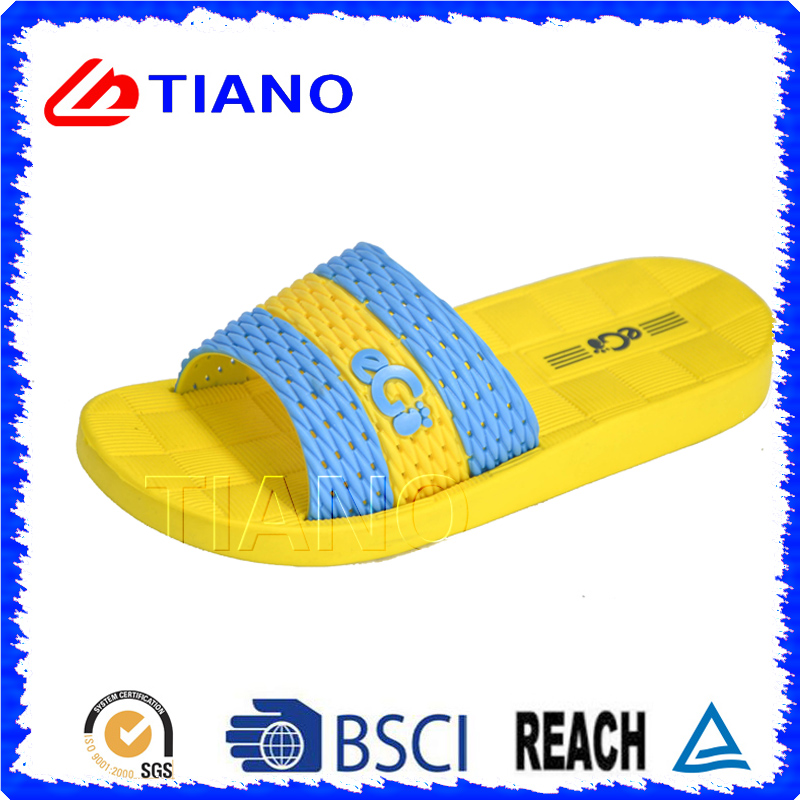 Slide Basic Lady Slipper with PVC Comfortable EVA (TNK20004)