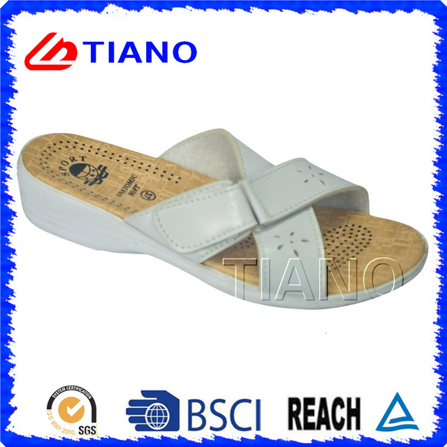 Comfortable Footbed Lady EVA Beach Slipper for Casual Walking (TNK20081)