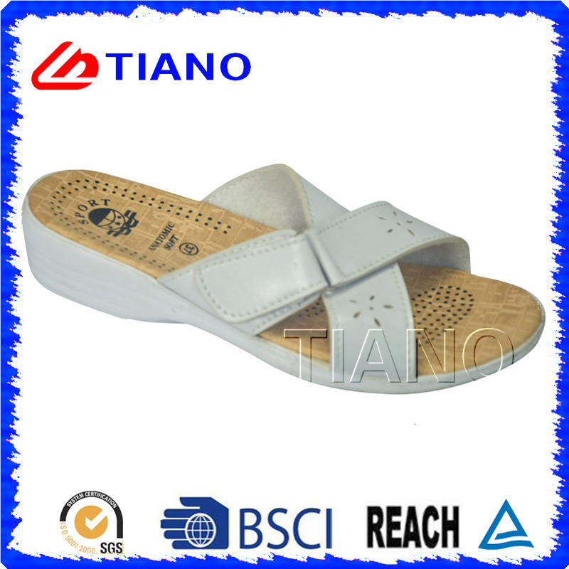 Comfortable Footbed Lady EVA Beach Slipper for Casual Walking (TNK20081)