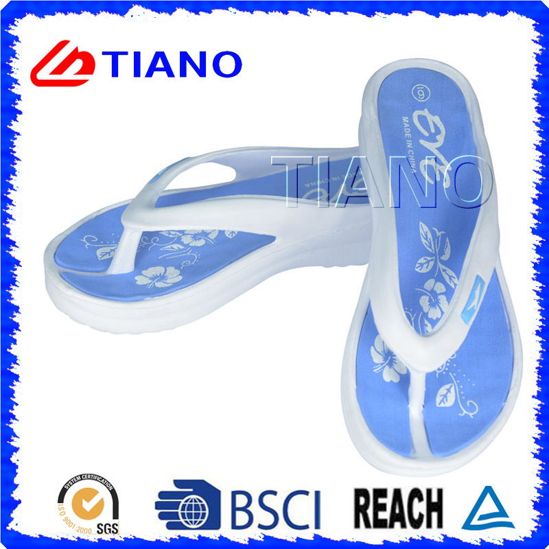 High Heel EVA Beach Thong Slipper for Lady (TNK20052)
