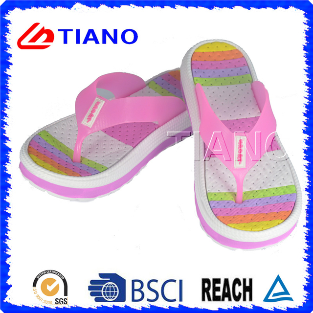 Colorful Casual Summer Outdoor Beach Slipper for Lady (TNK20043-1)