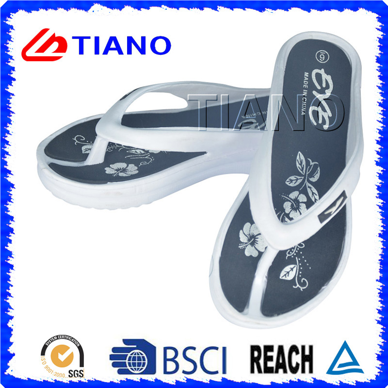 High Heel EVA Beach Thong Slipper for Lady (TNK20052)