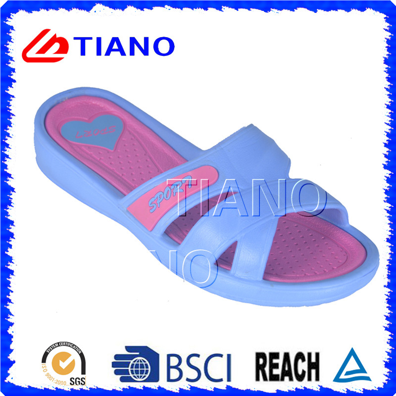 Comfortable Footbed Lady EVA Beach Slipper for Casual Walking (TNK20054-1)
