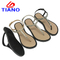  New Style Fashion Design Delicate Decoration Lady′s PVC Sandals(TN40710)