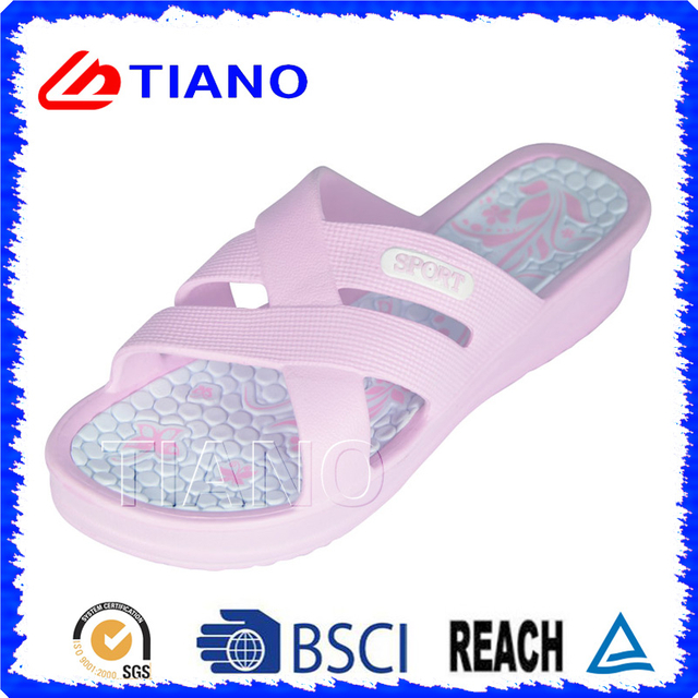 Comfortable Footbed Lady EVA Beach Slipper for Casual Walking (TNK20050)