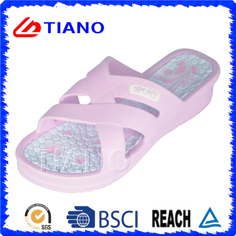 Comfortable Footbed Lady EVA Beach Slipper for Casual Walking (TNK20050)