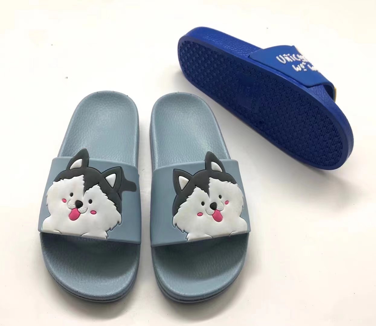 Customized Cartoon Fashion PVC Upper Soft Kids Slipper