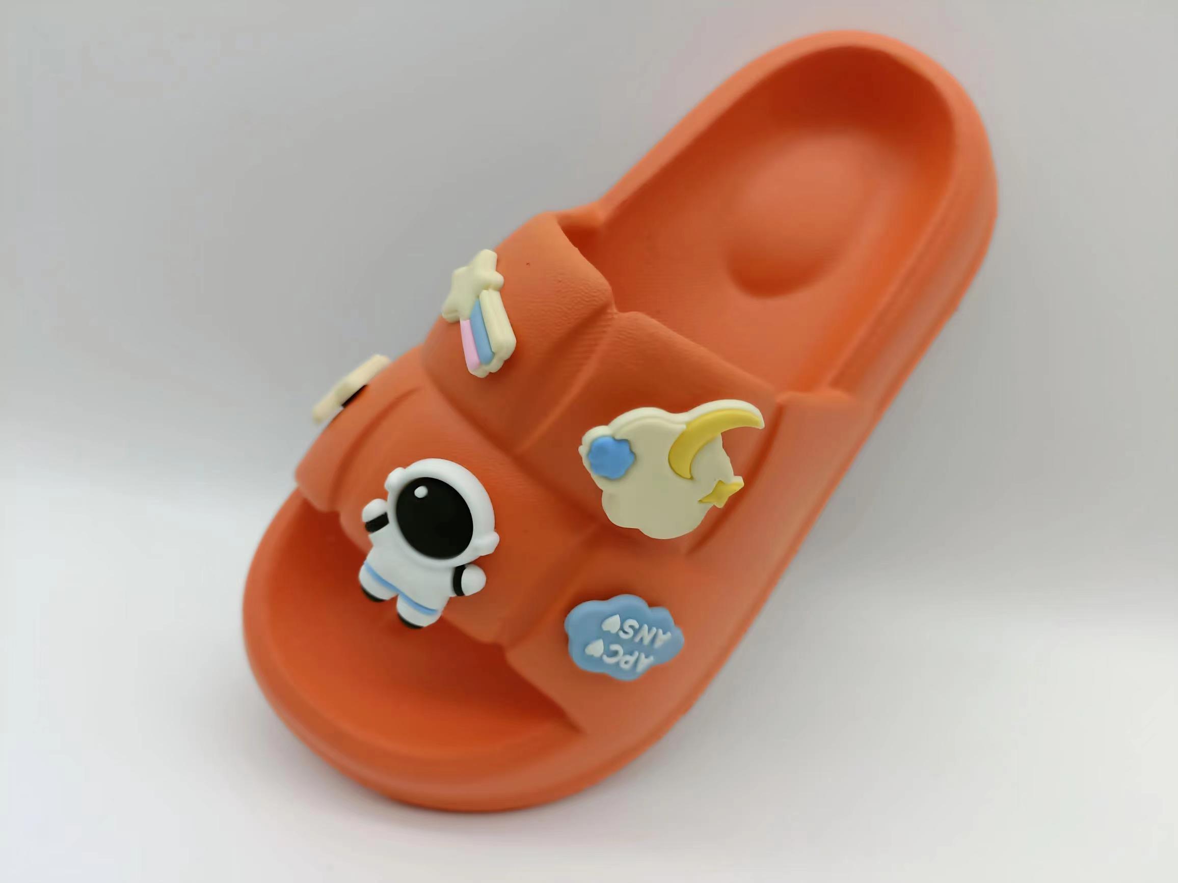 Summer Fashion Children EVA Beach Slides Shoes Indoor Outdoor House Boys Girls Cartoon Cute Slippers For Kids 