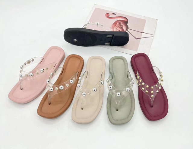 Wholesale Women Slipper Outdoor Sandals Fashion Summer Design Women PVC Slipper Flip Flop for Lady