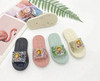 Fashion Design Summer Beach Custom Logo Plastic PVC Kids Boys Girls Children Slides Slippers with Colorful Diamonds 
