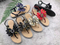  Fashion Design Delicate Decoration Lady′s PVC Sandals(TNDL50002)