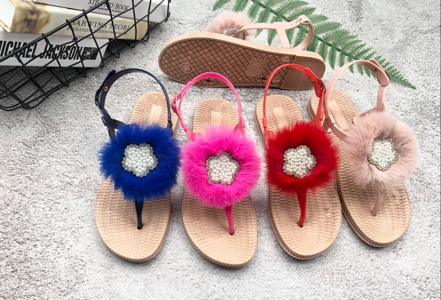  Fashion Design Delicate Decoration Lady′s PVC Sandals(TNDL50012)