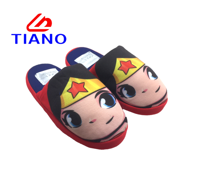 Custom Logo Cute Slippers Kids Winter Indoor Warm House Slippers Indoor Slipper