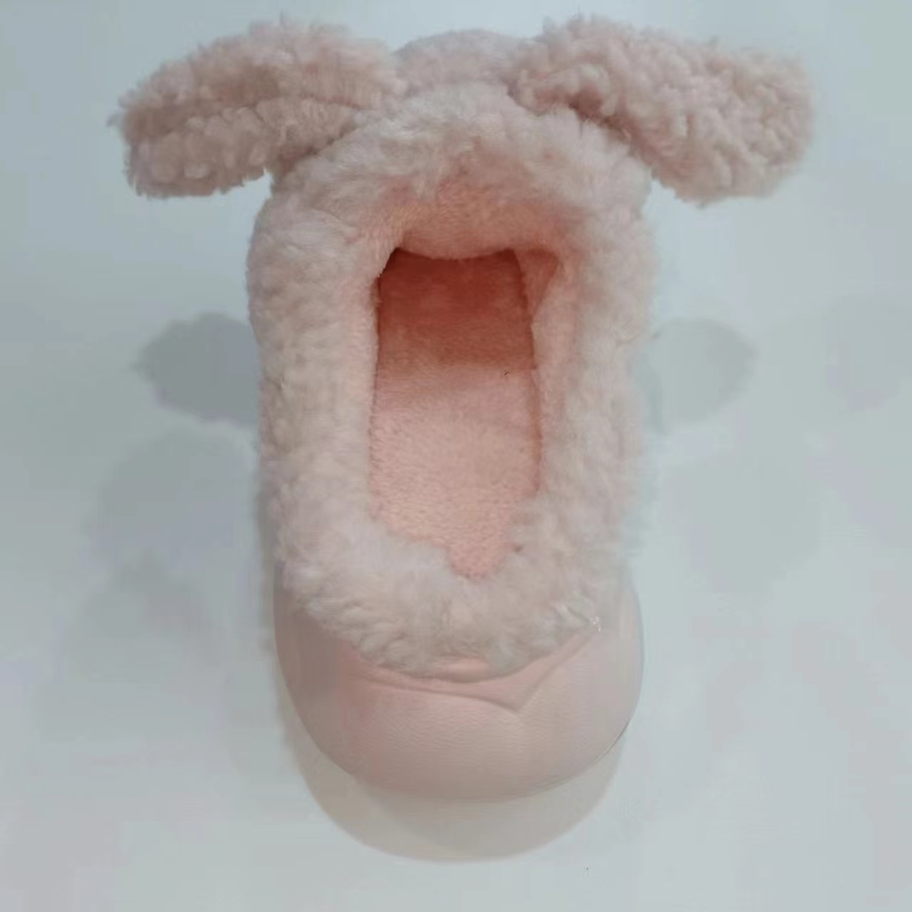 Cotton Slippers Women's Lovely Autumn Winter Cartoon Plush Small Ears Women's Shoes