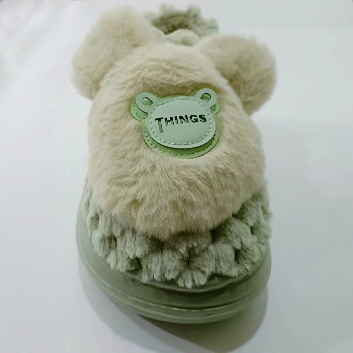 Women's Winter Slippers Cute Cartoon Indoor Bag Heel Slippers Cotton Shoes