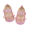Glitter Infant Princess Fancy Girl Baby Fashion Summer Shoes With Bow