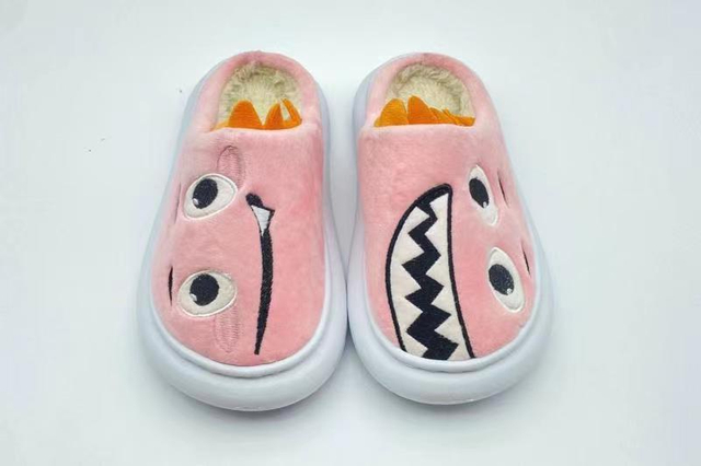New Winter Cotton Slippers Thick-soled Non-slip Warmth Kids Home New Style Winter Slipper Shoes
