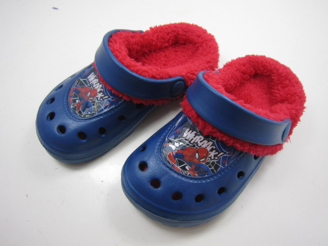 Winter Warm Platform Eva Kids Sandals Slippers Garden Clogs Shoes Children Plush Clogs