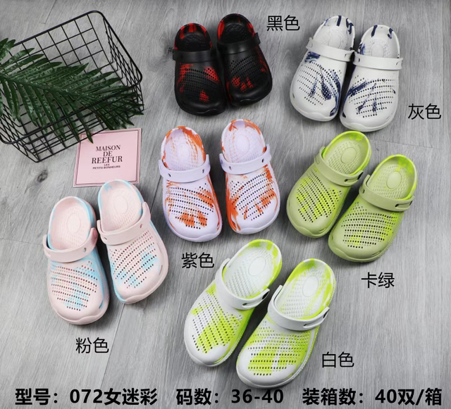Customized Summer Injected Garden Shoes Adult Breathable Women Eva Clogs Sandals
