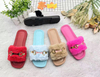 Flat Casual Rabbit Hair Autumn Pvc Sandals Footwear Women Shoes Sandals