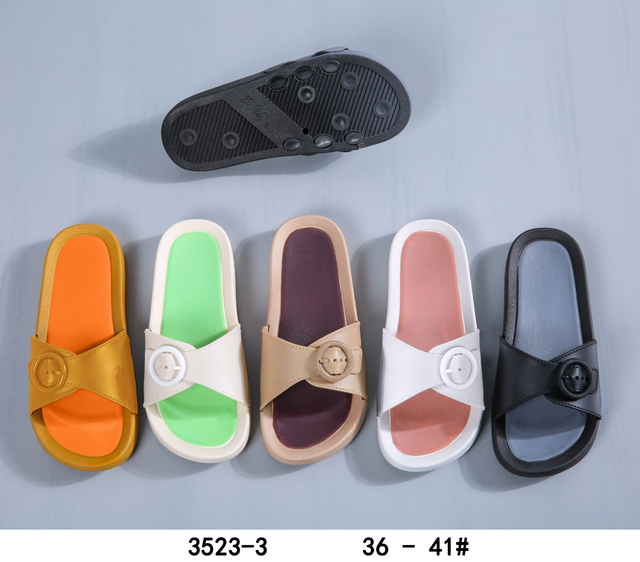 Fashion Summer PVC Home House Women Slides Slippers 