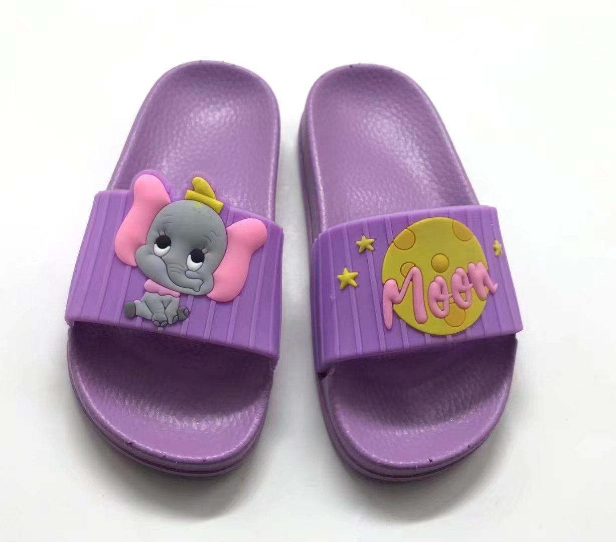 Customized Cartoon Fashion PVC Upper Soft Kids Slipper