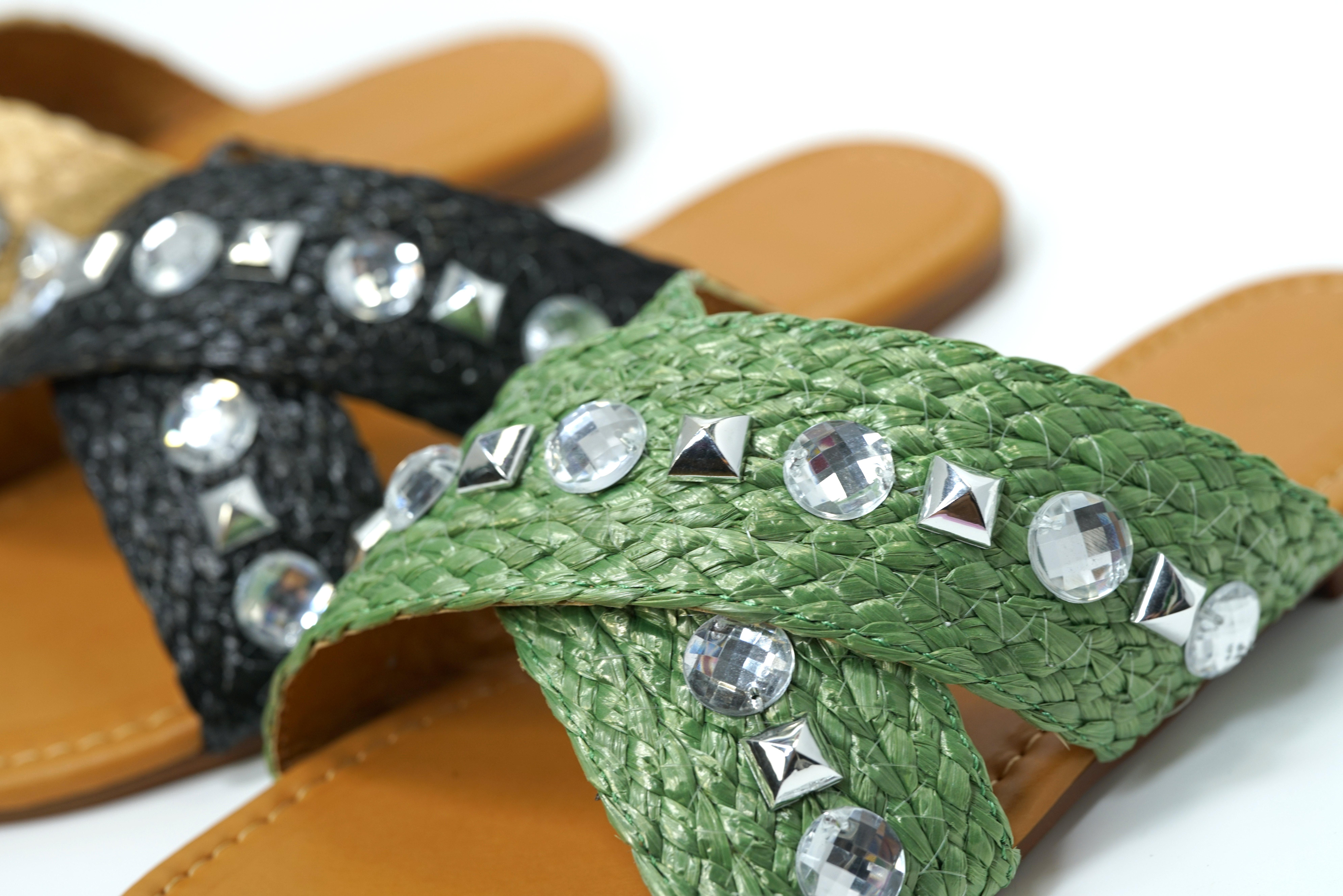  Fashion Design Delicate Decoration Lady′s Sandals(TNWJP00932)