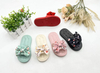 Custom PVC Slippers Sandals Fashion Trend Bow Breathable Slippers For Kids