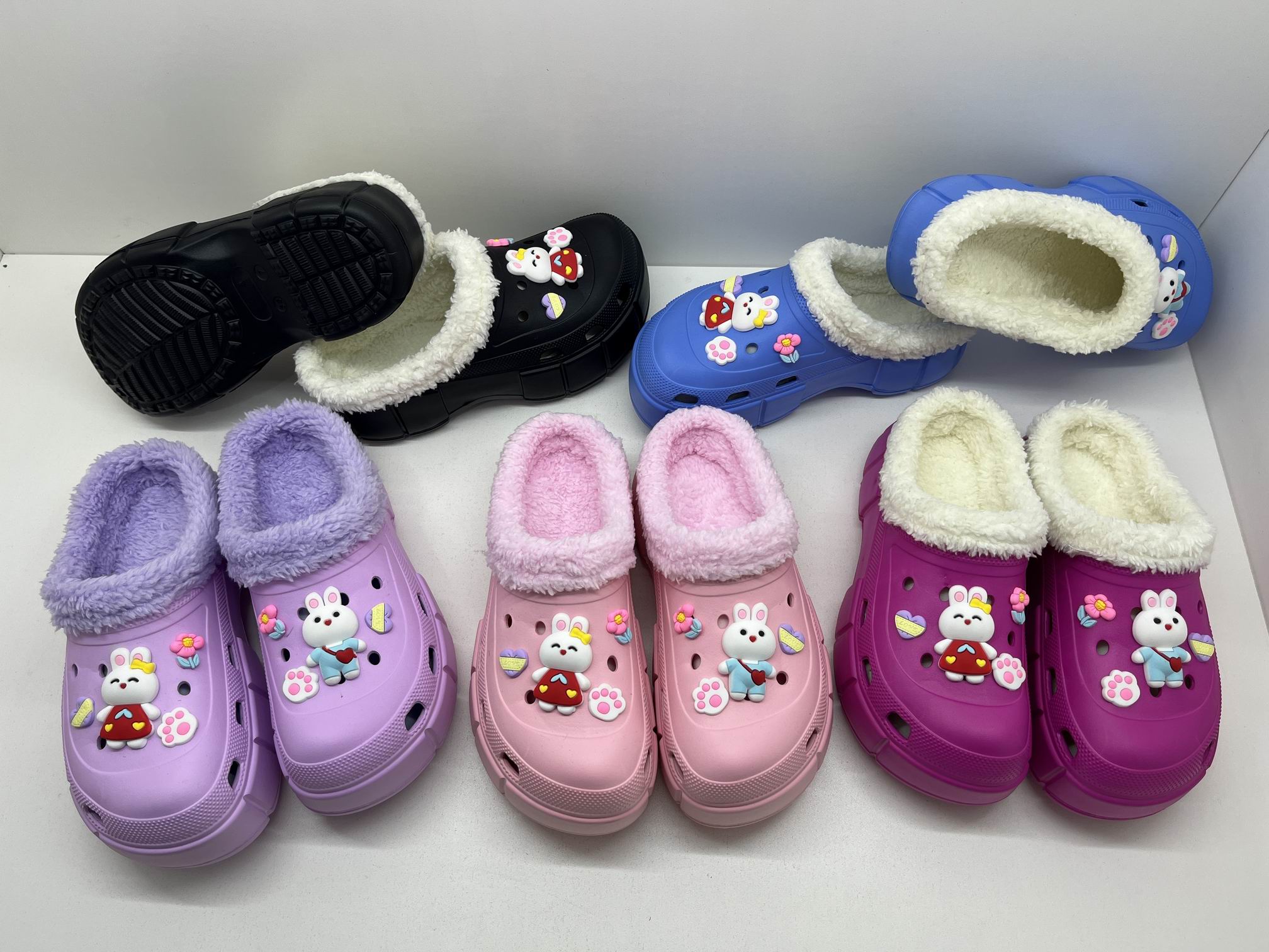 OEM Fashion Trend Warm Garden Clog Shoes Winter EVA Garden Clogs