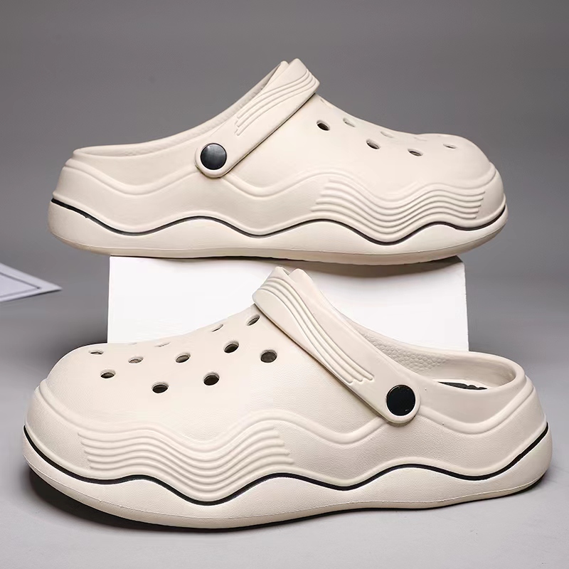 Summer Outdoor Beach Waterproof Sandals Shoes EVA Anti Slip Lady Clogs