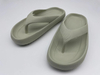 Non-slip thick bottom EVA high elastic rubber plastic beach slippers women's solid color flip flops