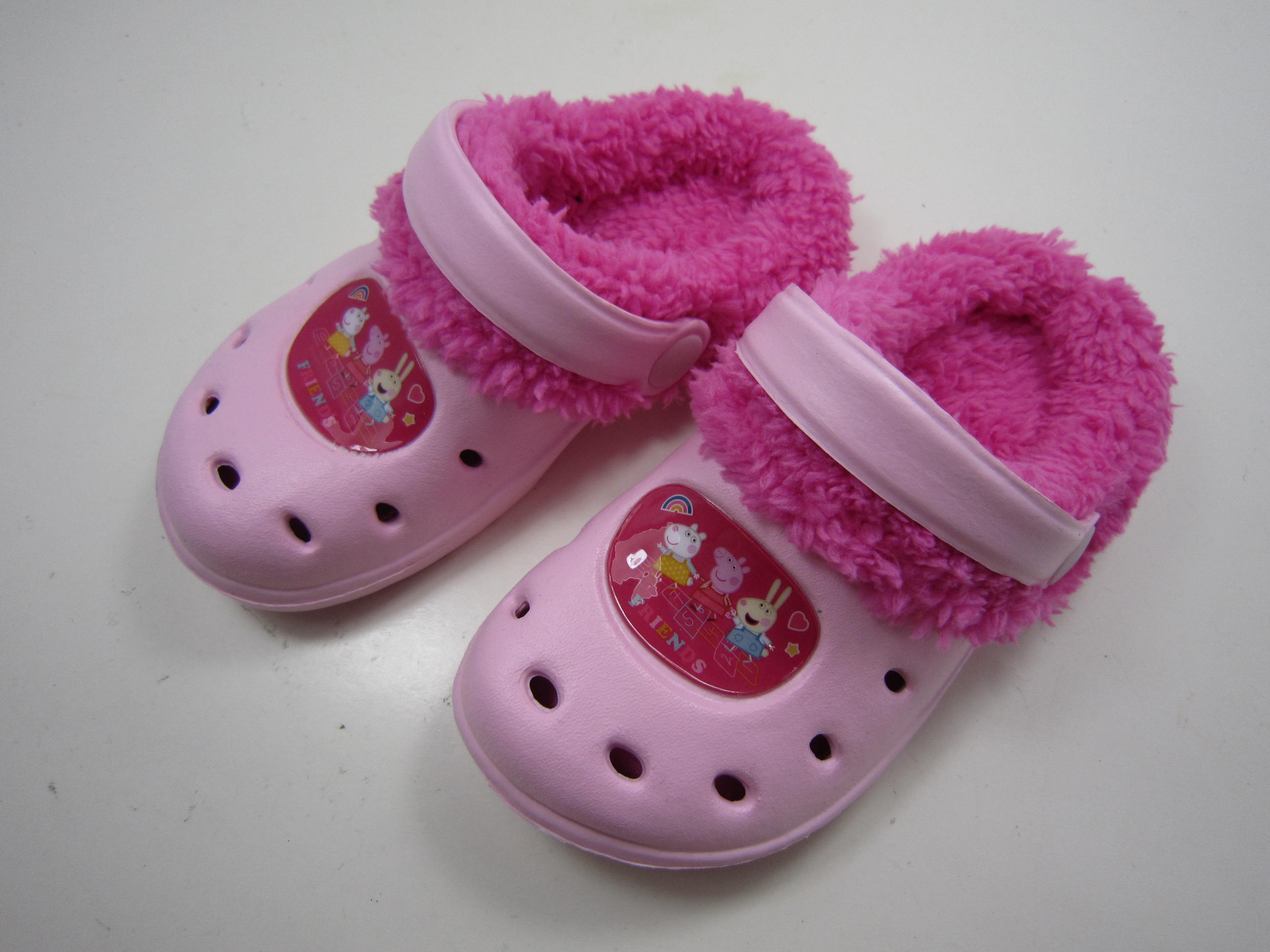 Winter Warm Platform Eva Kids Sandals Slippers Garden Clogs Shoes Children Plush Clogs