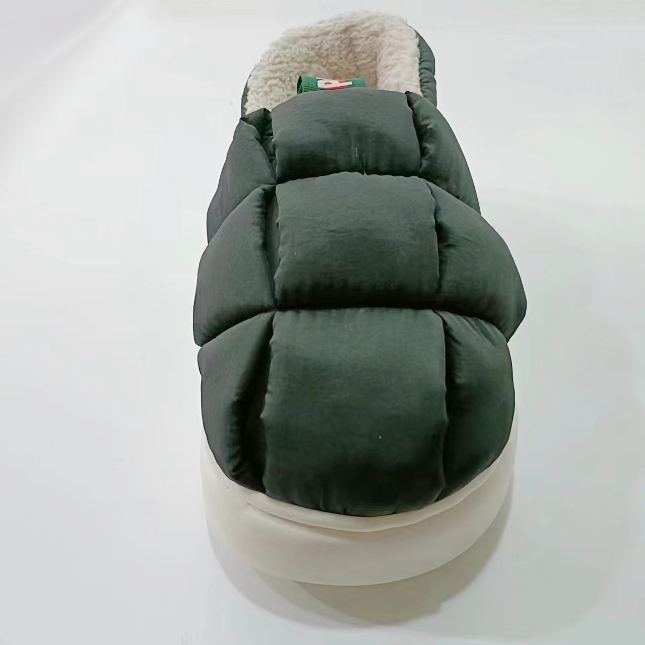 New Style Men's Cotton Shoes Heel Wrap Winter Cotton outside Warm Slippers 