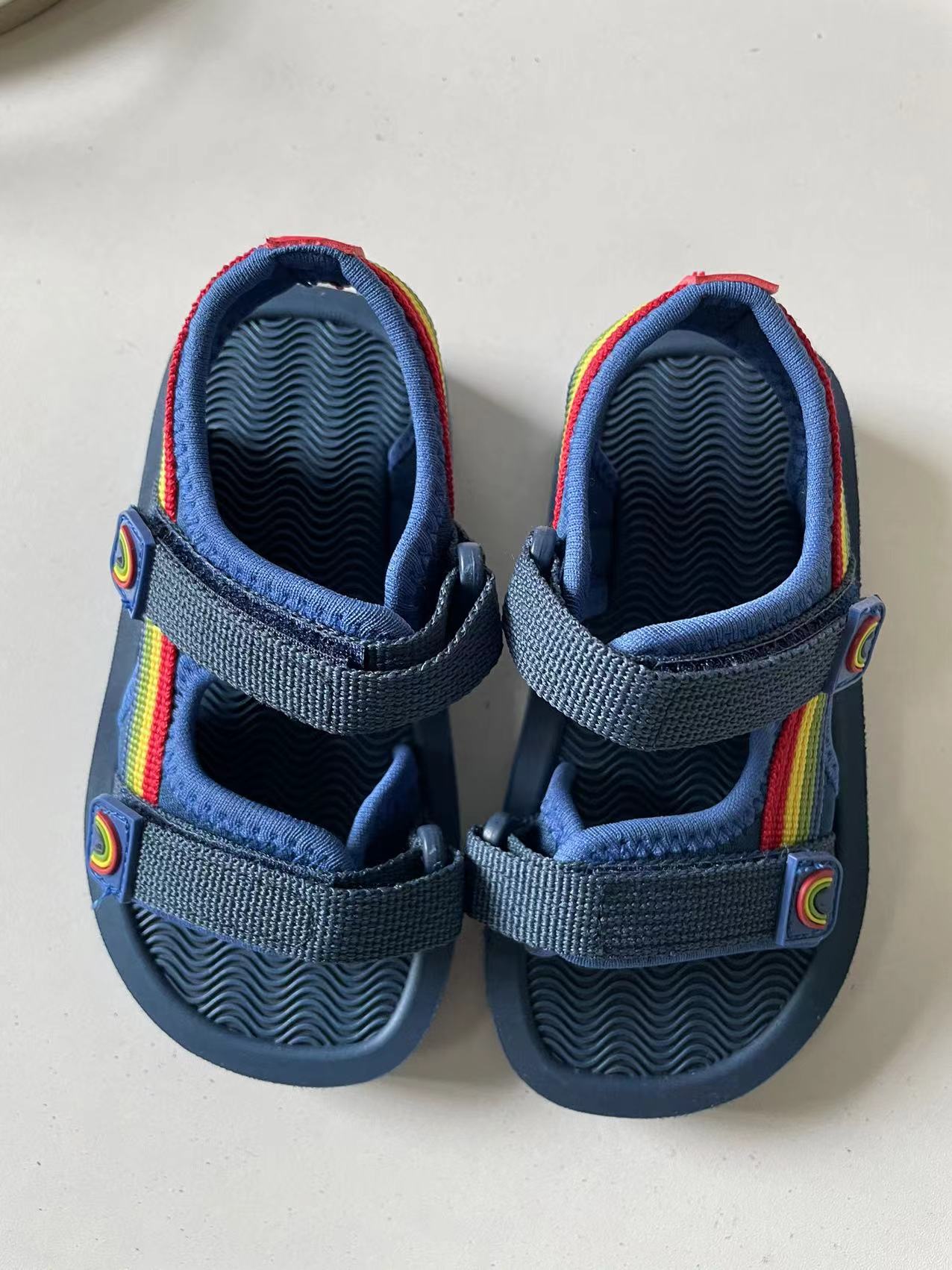 Summer New Children's Shoes Boys Casual Beach Shoes Webbing Fashion Simple Open-toed Sandals