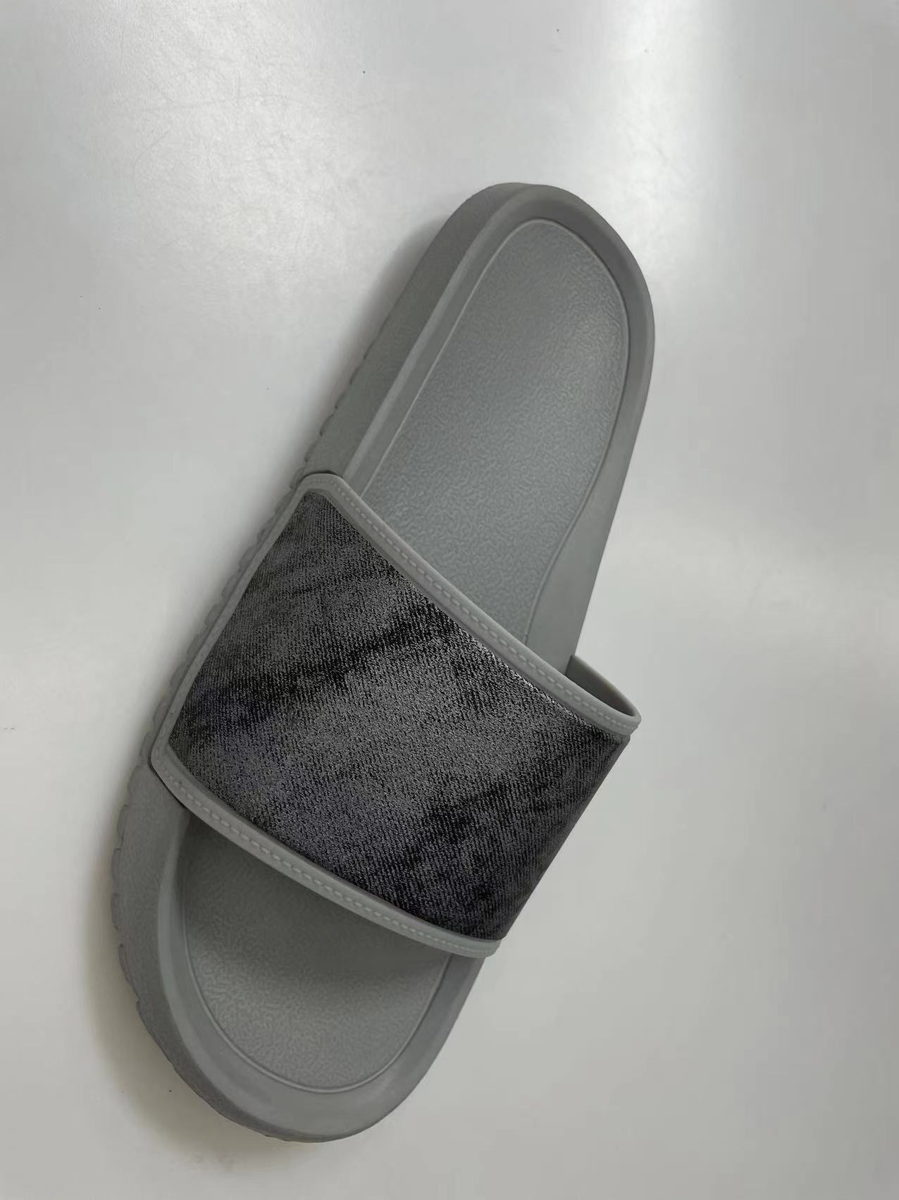 Customized Fashion Footwear Home Printing PVC Casual Men Slides Slippers