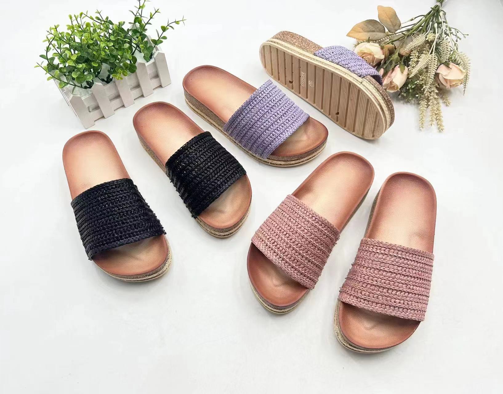 Customized Lightweight Women Slide Sandal Shoes PVC Casual Summer Slipper