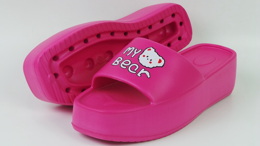 Summer Anti-slip Women House Slides Pure Color Soft Thick Sole EVA Casual Slippers