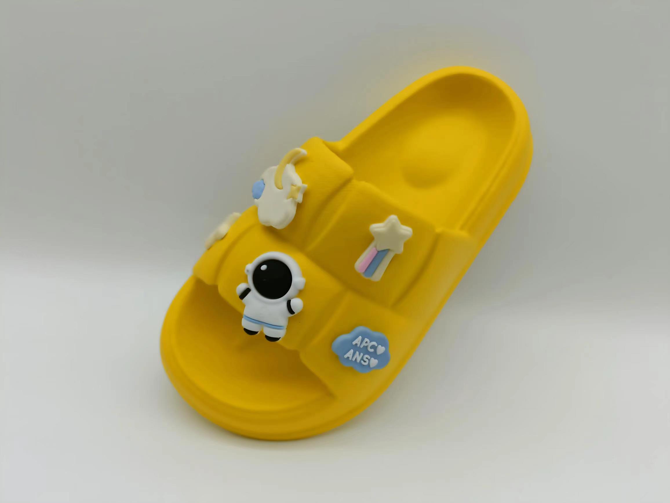 Summer Fashion Children EVA Beach Slides Shoes Indoor Outdoor House Boys Girls Cartoon Cute Slippers For Kids 
