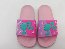 Newest Design Summer Breathable Fancy Soft Creative Cartoon EVA Slippers For Kids with BARBIE Pattern
